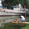 Infatigable, Gilbert prépare la dame du Lac